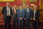 MPs pictured with the Minister 