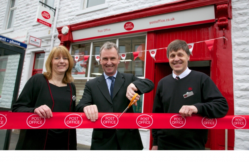 Nigel Evans reopens Post Office